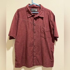 Men’s Prana Button Up Short Sleeve Top